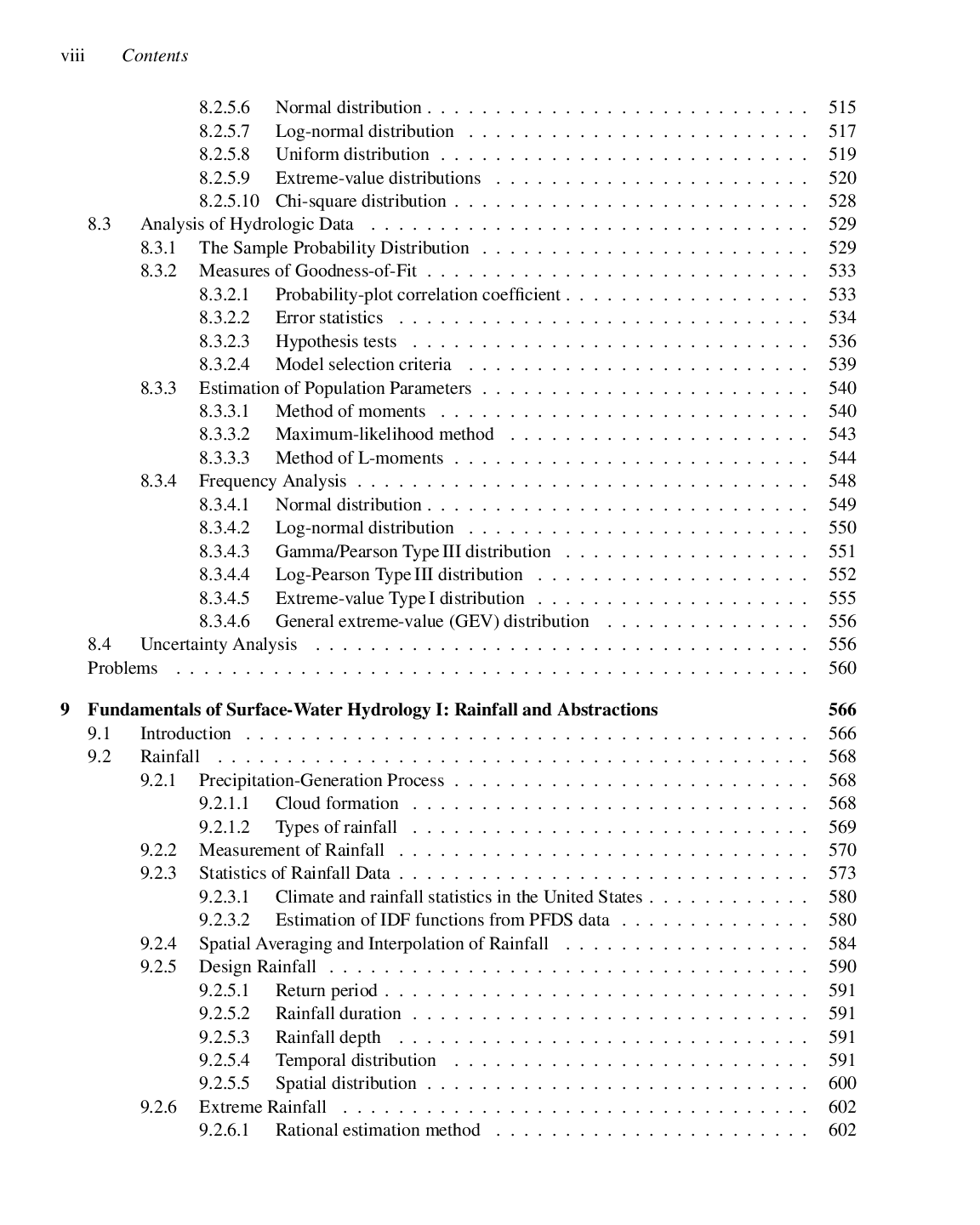 Preview page 9 of eBook PDF Water-Resources Engineering 4th Edition By David A. Chin