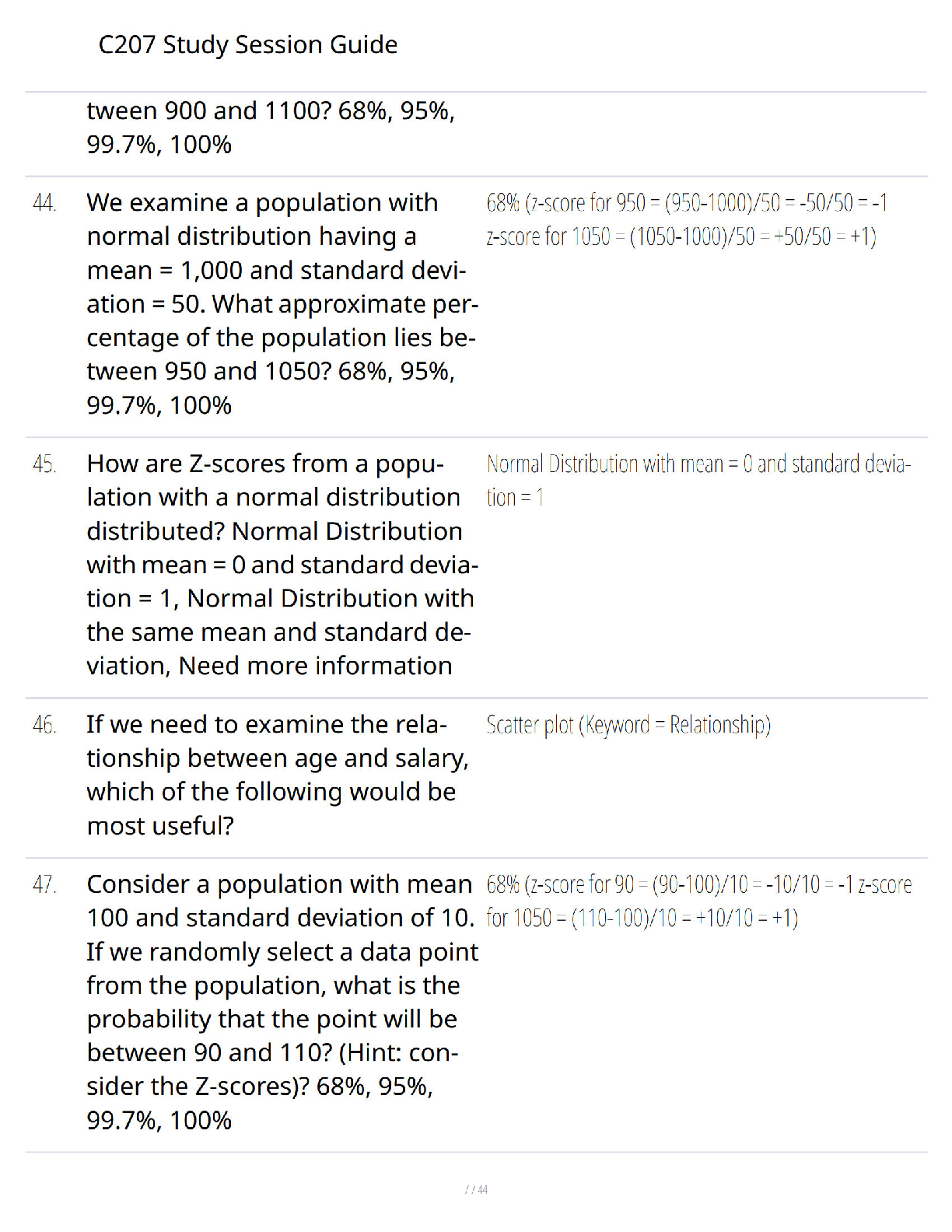 Preview page 5 of WGU C207 Study Session Guide - 2026 Updated Verified Questions and Answers - A+ Guaranteed Success Exam Prep