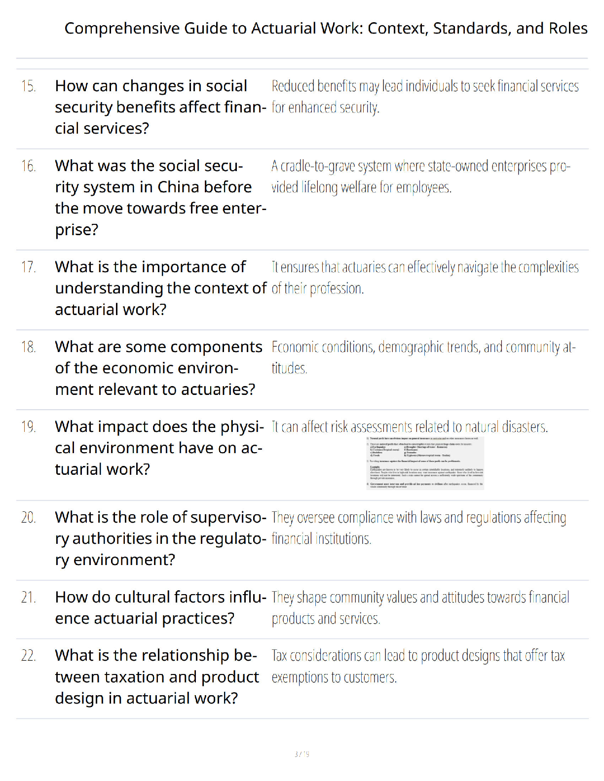 Preview page 3 of Comprehensive Guide to Actuarial Work - Context, Standards, and Roles - 2026 Updated Verified Questions and Answers - A+