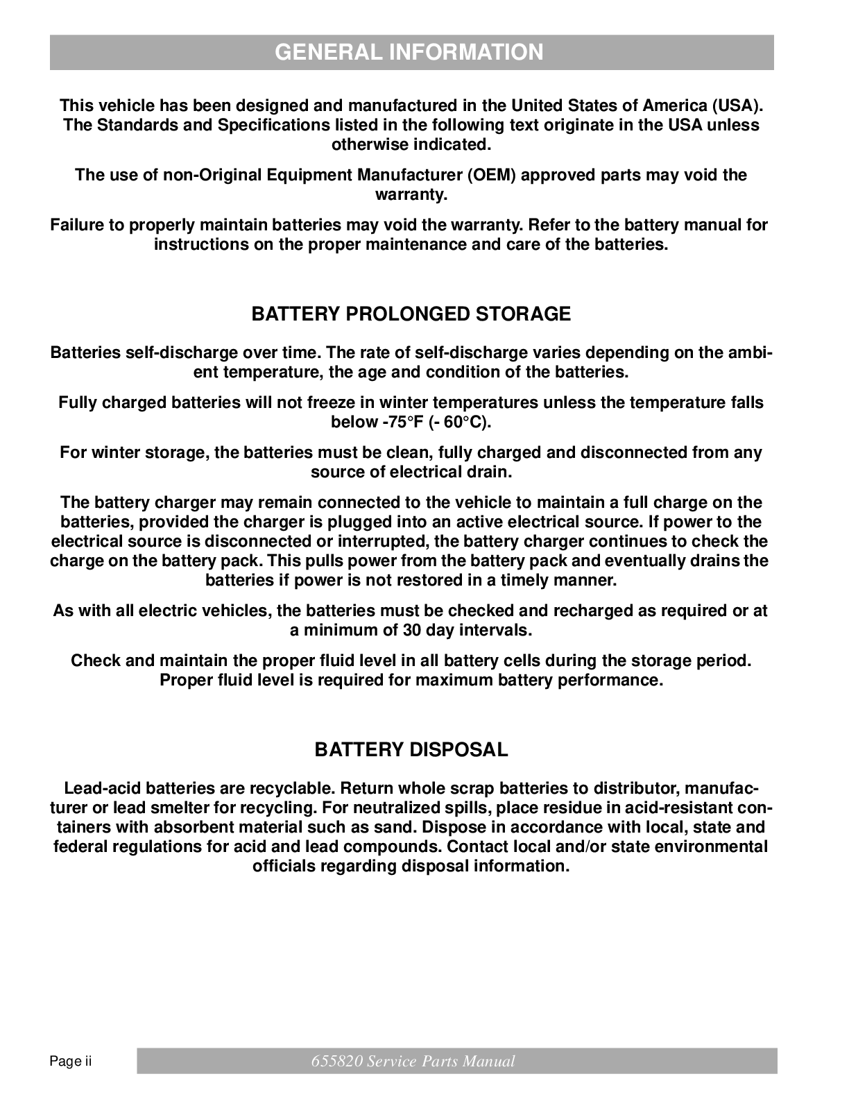 Preview page 4 of Cushman Hauler PRO X Service Manual 2014-2020