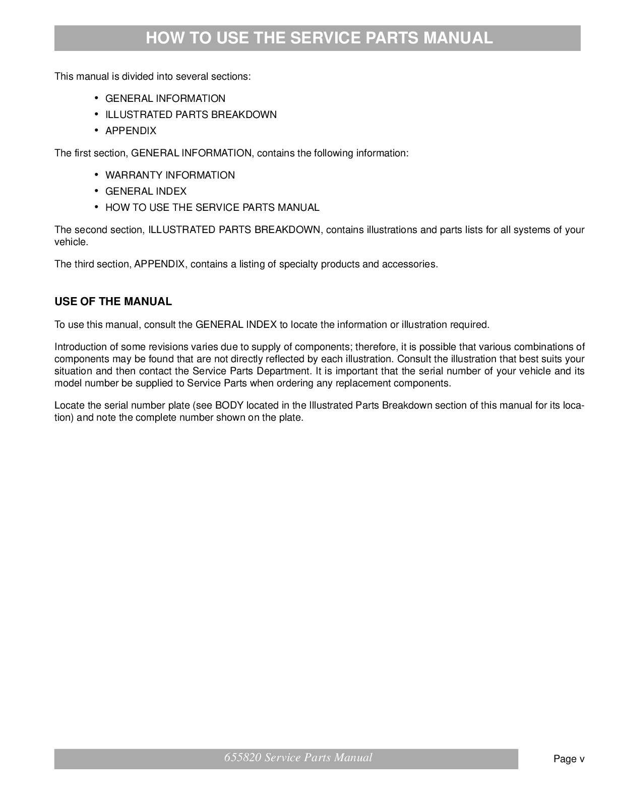 Preview page 7 of Cushman Hauler PRO X Service Manual 2014-2020