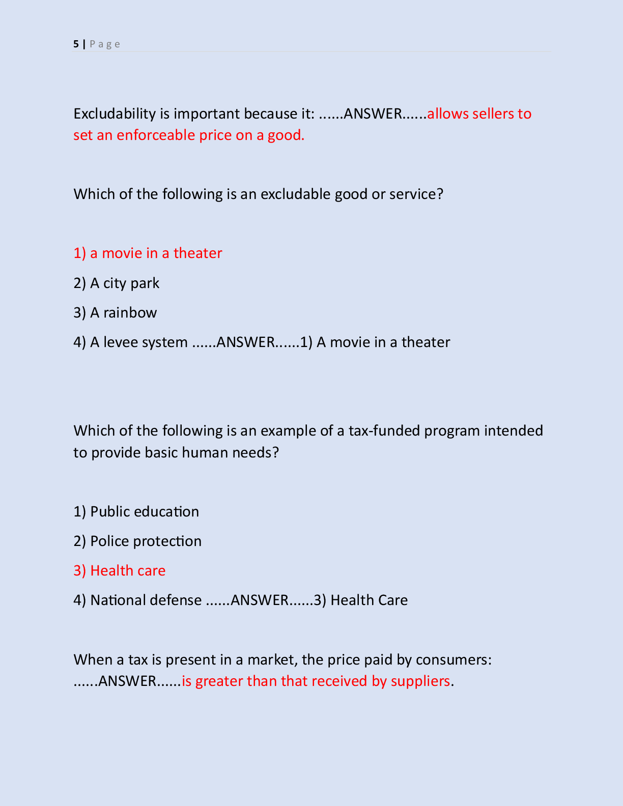 Preview page 5 of ECON 200 FINAL EXAM STUDY GUIDE COMPLETE  QUESTIONS AND CORRECT ANSWERS (VERIFIED  ANSWERS) |ALREADY GRADED A+||BRAND  N