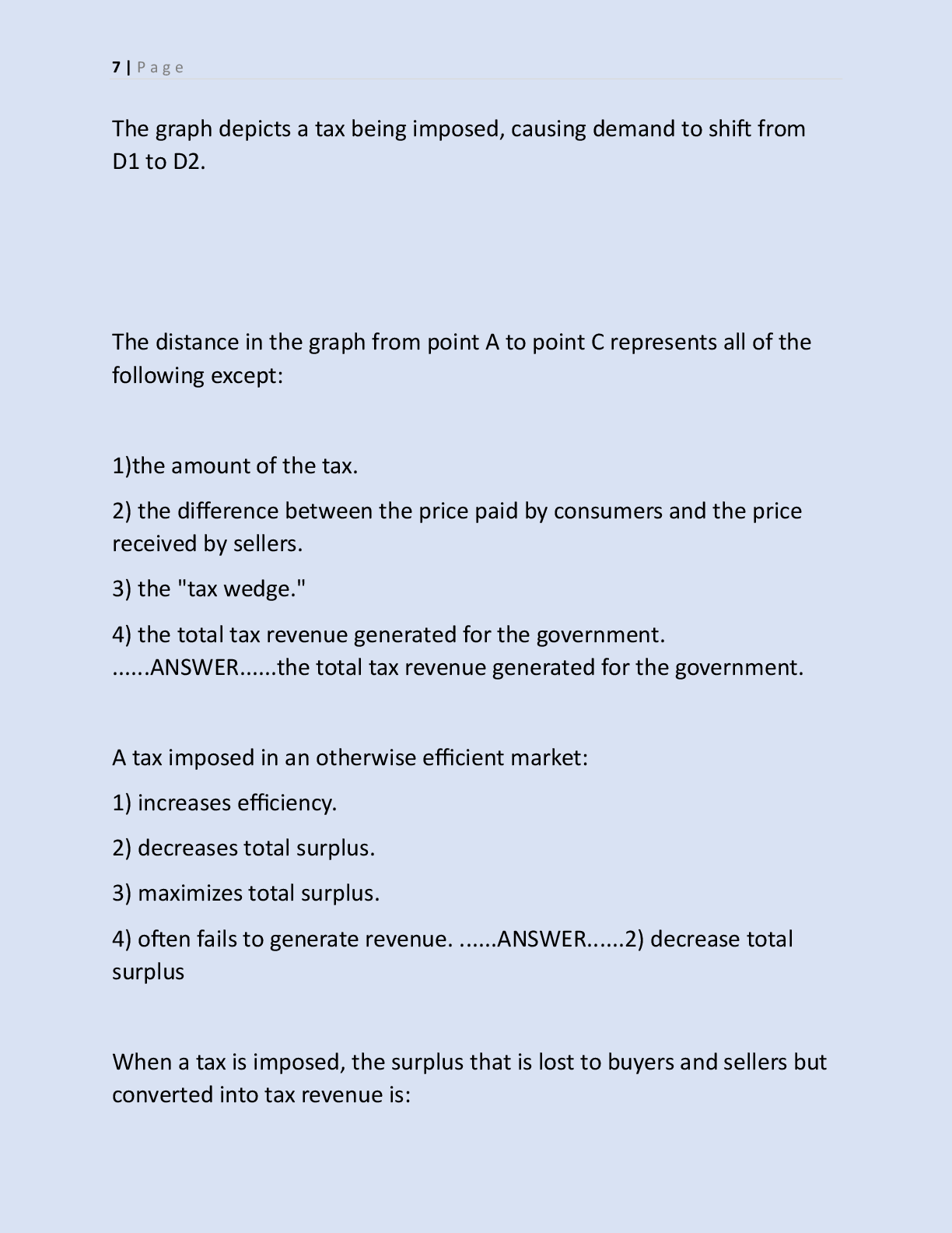 Preview page 7 of ECON 200 FINAL EXAM STUDY GUIDE COMPLETE  QUESTIONS AND CORRECT ANSWERS (VERIFIED  ANSWERS) |ALREADY GRADED A+||BRAND  N