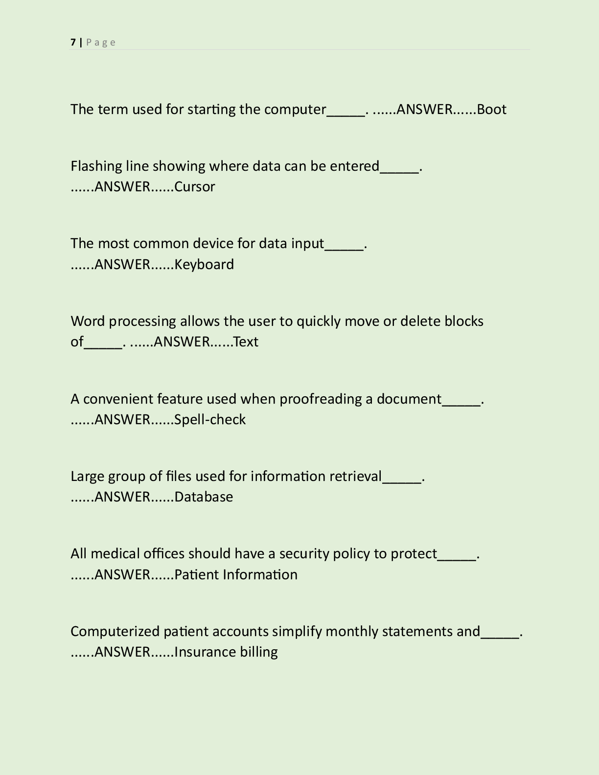 Preview page 7 of CCBMA ADMINISTRATIVE 2026 CERTIFICATION  EVALUATION PAPER QUESTIONS WITH ANSWERS  GRADED A+