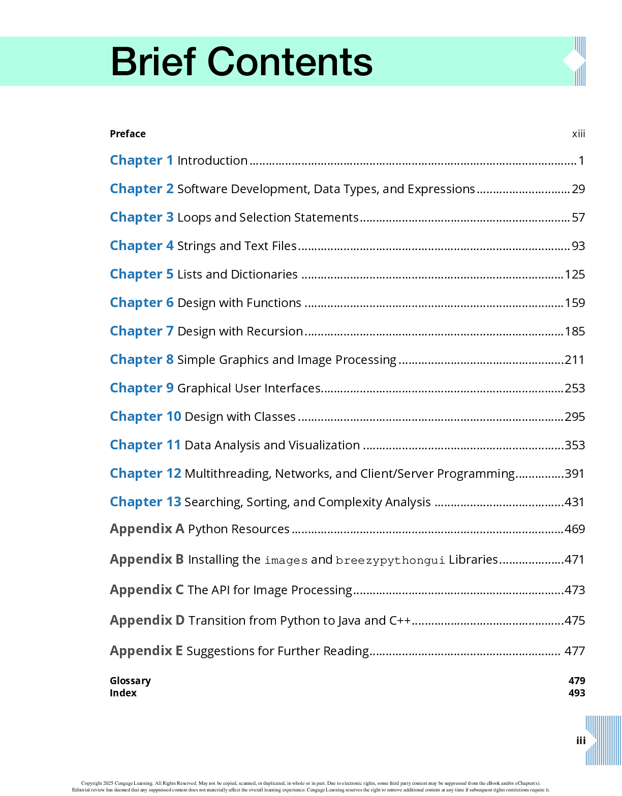 Preview page 2 of eBook [PDF] Python Programming for Engineers and Scientists 1st Edition By Cengage Learning