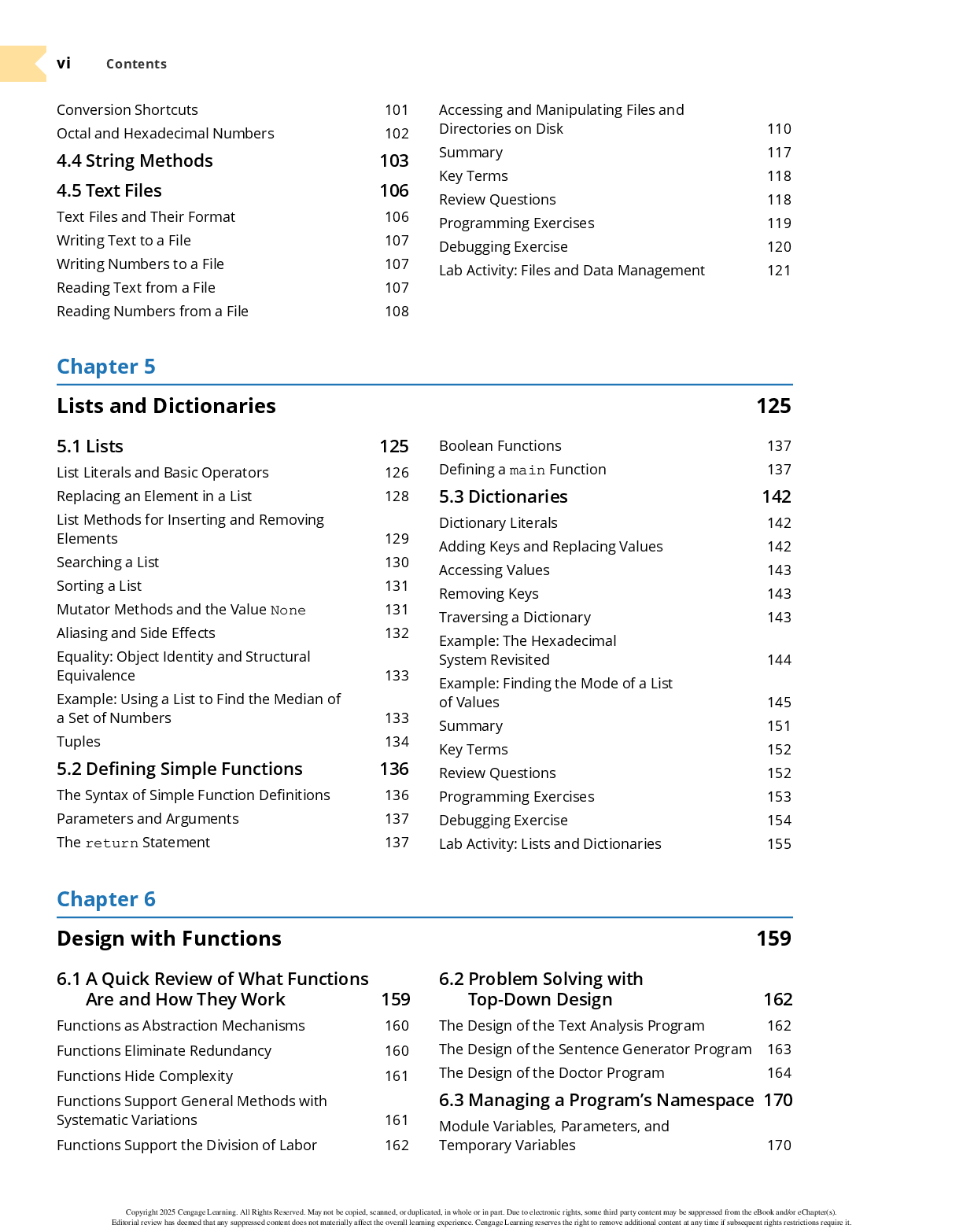 Preview page 5 of eBook [PDF] Python Programming for Engineers and Scientists 1st Edition By Cengage Learning