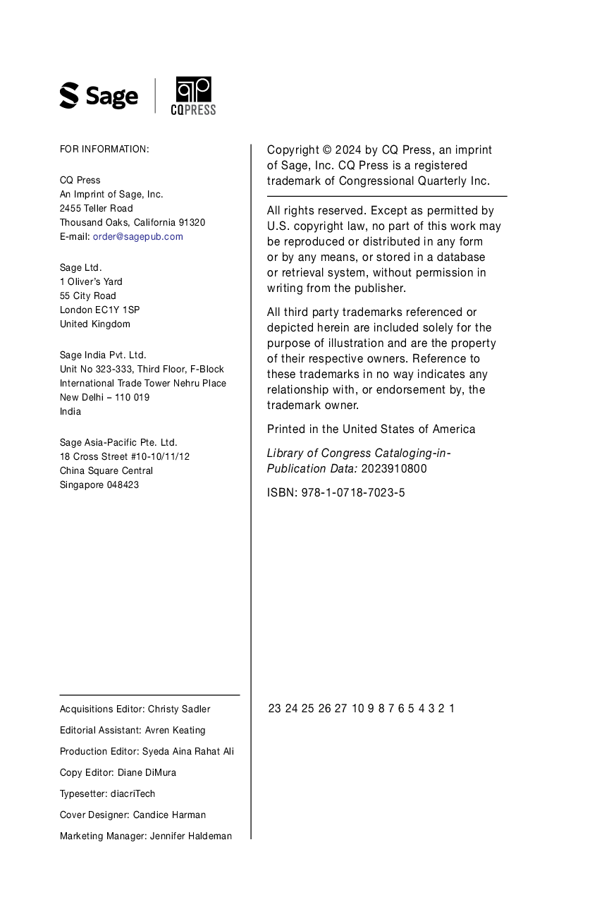 Preview page 5 of The Environmental Case Translating Values Into Policy 6th Edition By Judith A. Layzer, Sara R. Rinfret