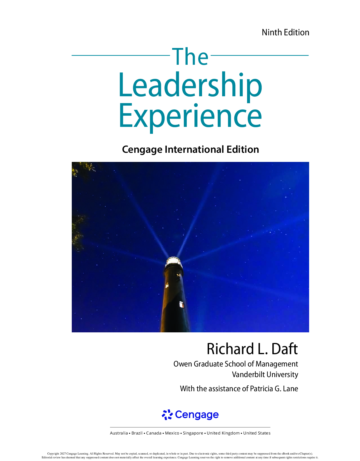 Preview page 2 of The Leadership Experience 9th Edition By Richard L. Daft