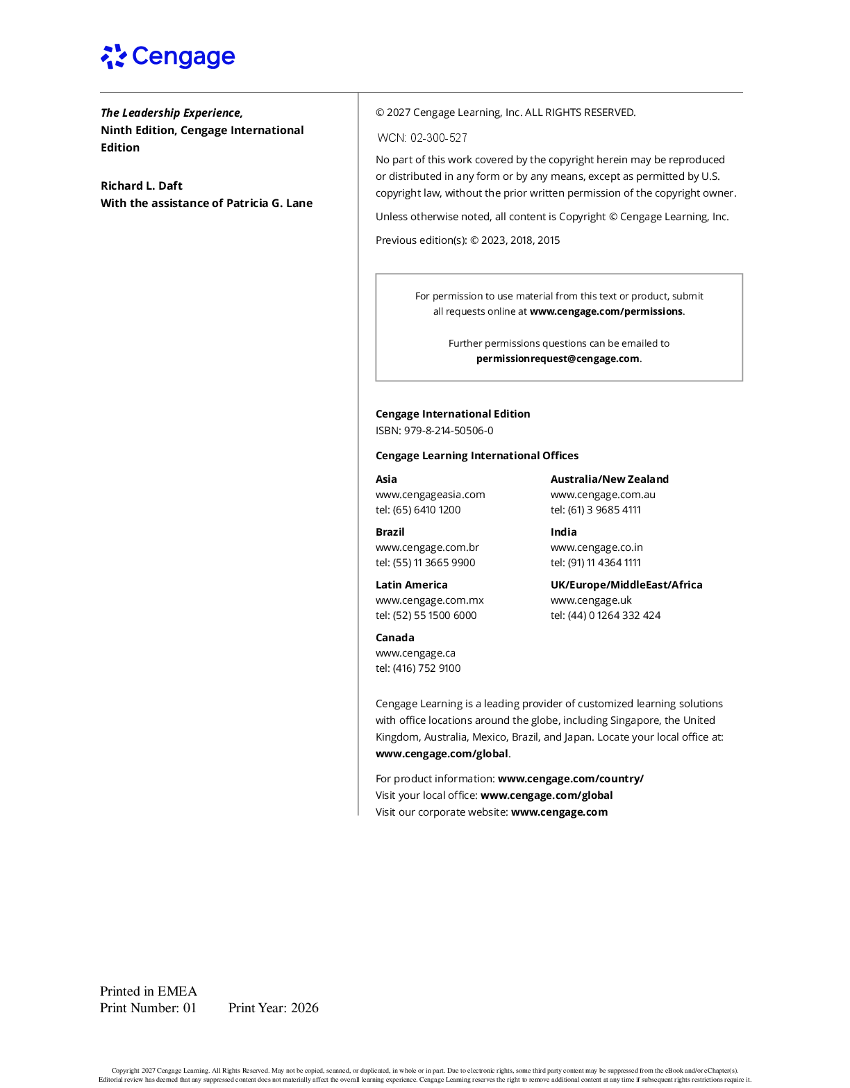 Preview page 4 of The Leadership Experience 9th Edition By Richard L. Daft