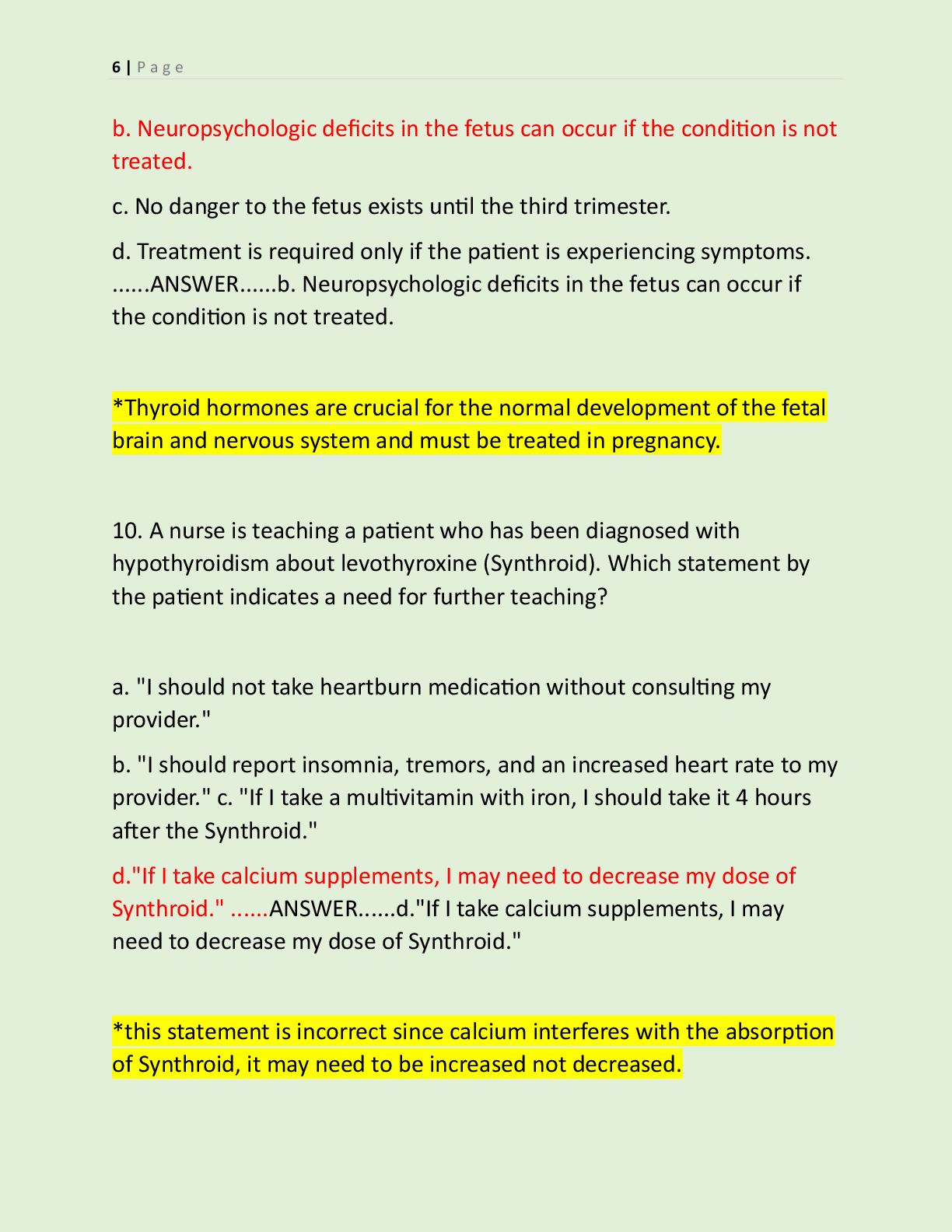 Preview page 6 of NUR 2474 PHARMACOLOGY FINAL 2 LATEST VERSIONS  (VERSION A & B) AND A STUDY GUIDE 2026-2027 ACTUAL  EXAM 350 QUESTIONS AN