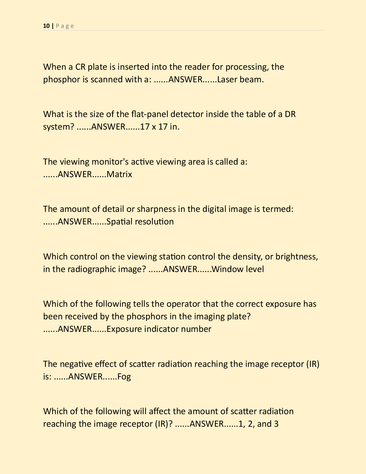 Preview page 9 of BXMO EXAM AND PRACTICE EXAM NEWEST 2026 TEST  BANK| BASIC X-RAY MACHINE OPERATOR  CERTIFICATION EXAM PREP WITH COMPLETE