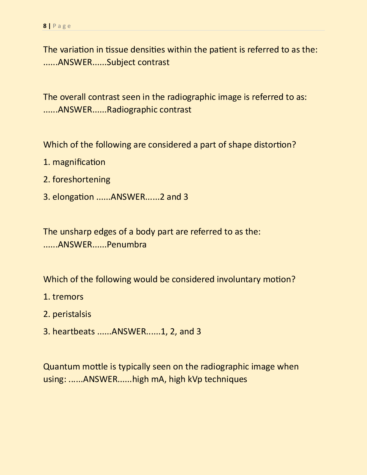 Preview page 7 of BXMO EXAM AND PRACTICE EXAM NEWEST 2026 TEST  BANK| BASIC X-RAY MACHINE OPERATOR  CERTIFICATION EXAM PREP WITH COMPLETE