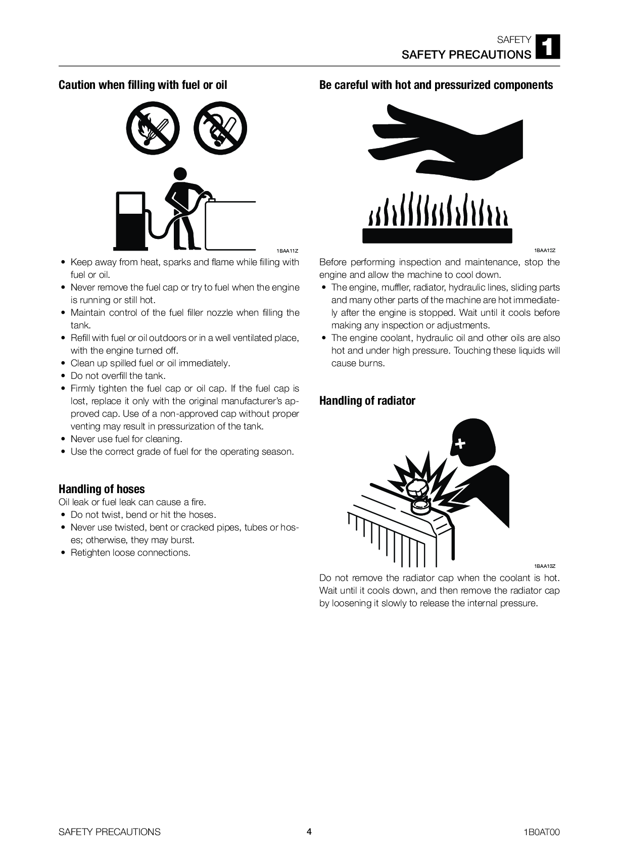 Preview page 8 of Takeuchi TL8 workshop Track loader manual