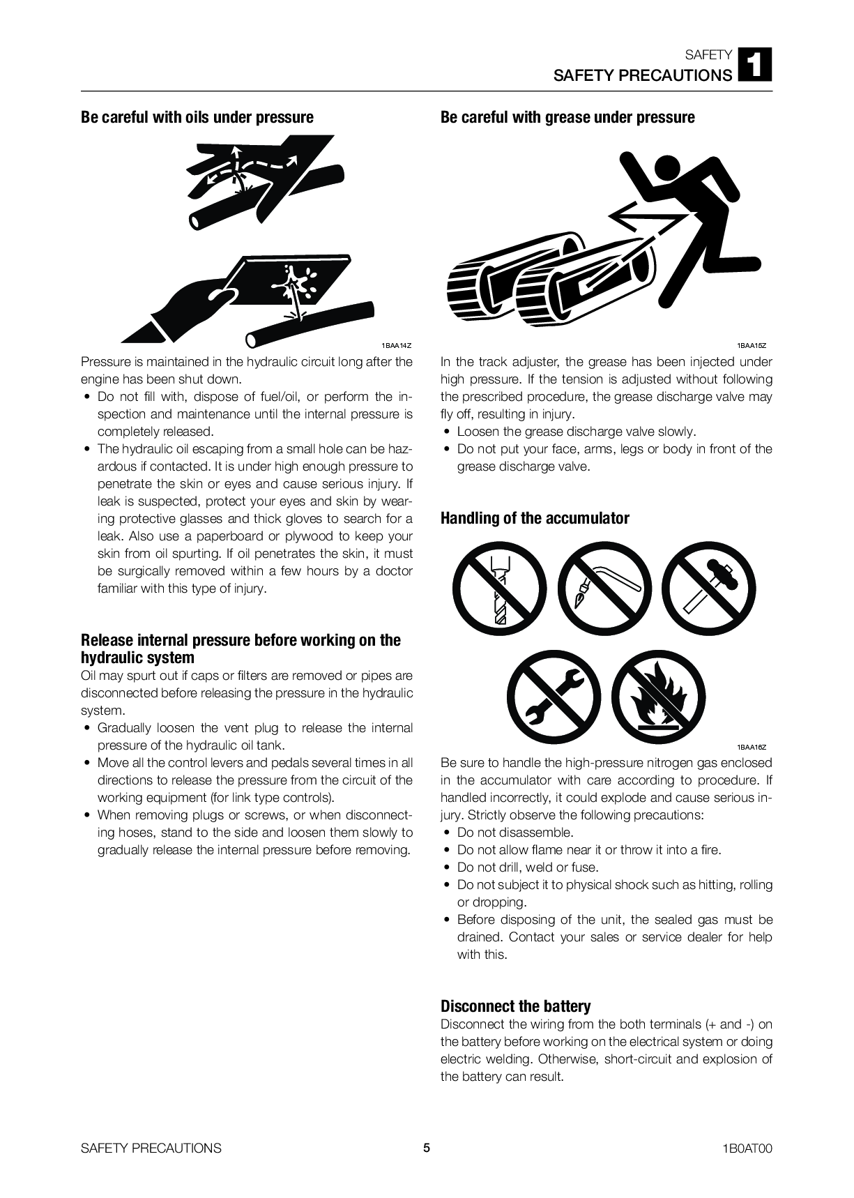 Preview page 9 of Takeuchi TL8 workshop Track loader manual
