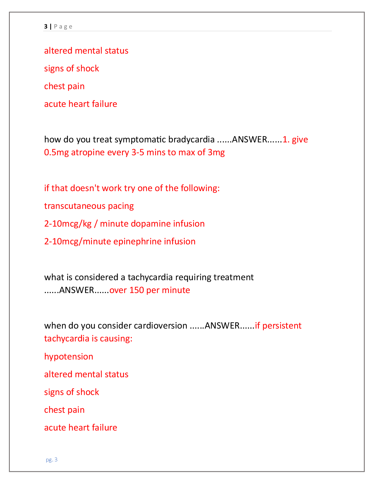 Preview page 3 of ACLS Heartcode EXAM (updated 2026) Questions &  Answers | Latest Already Graded A+ UPDATE 2026