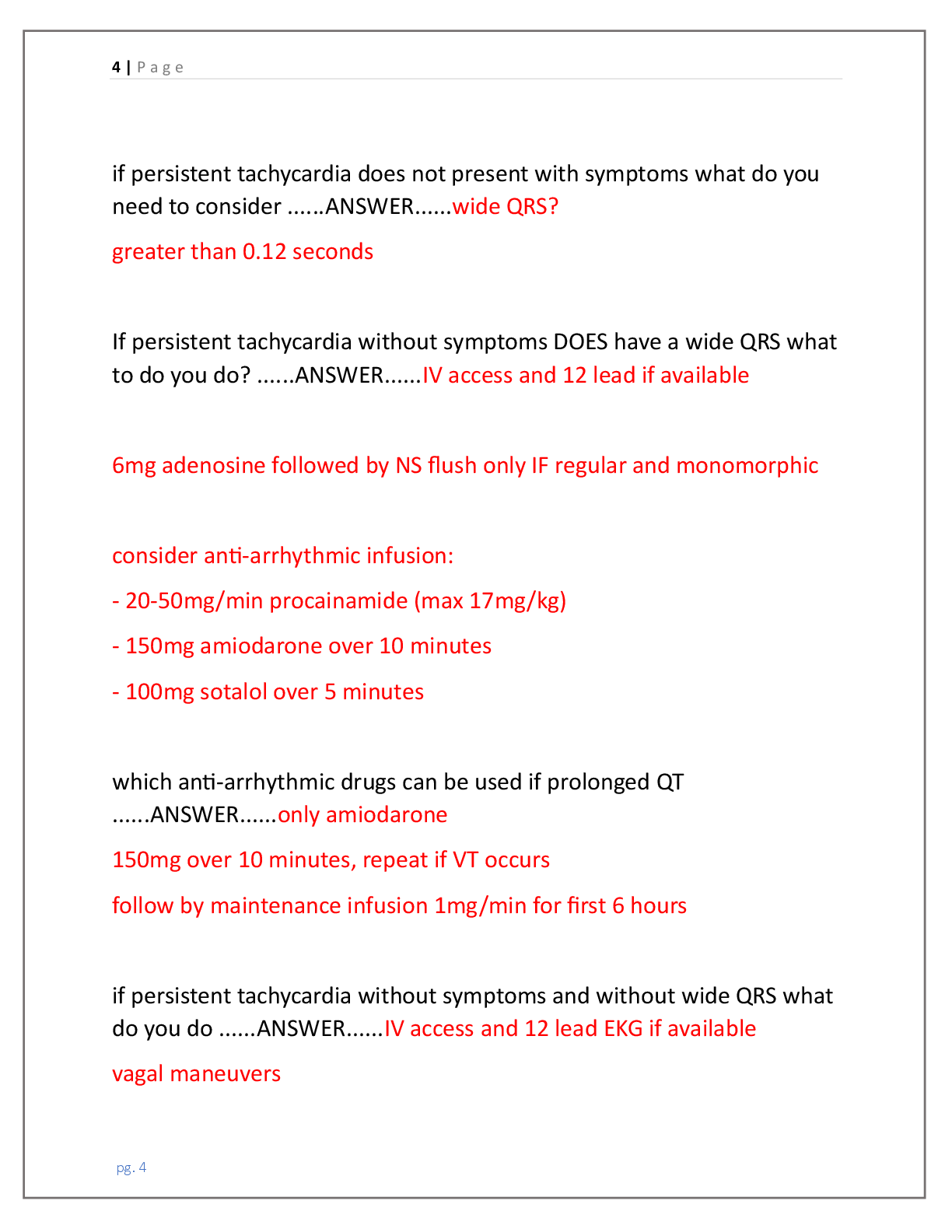 Preview page 4 of ACLS Heartcode EXAM (updated 2026) Questions &  Answers | Latest Already Graded A+ UPDATE 2026