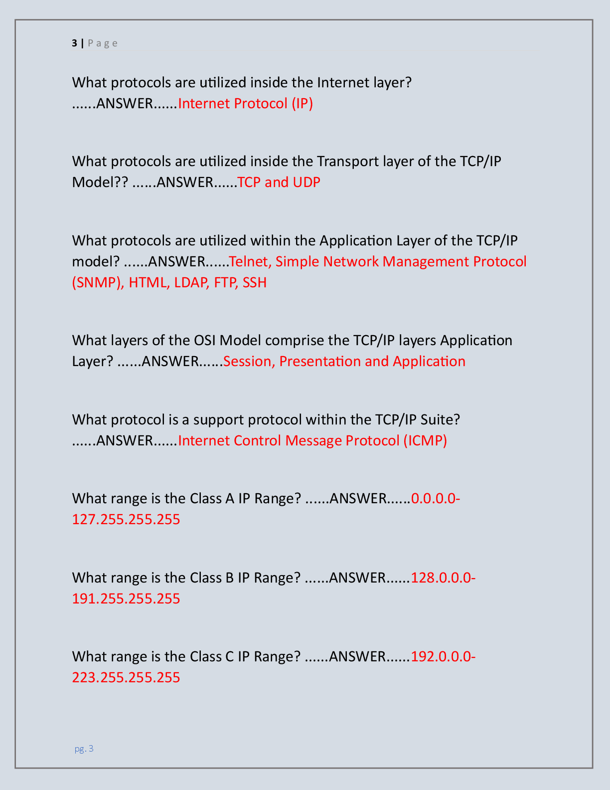 Preview page 3 of GSEC EXAM |COMPLETE QUESTIONS WITH 100%  GRADED EXPERT SOLUTIONS | 100% CORRECT | GET A+