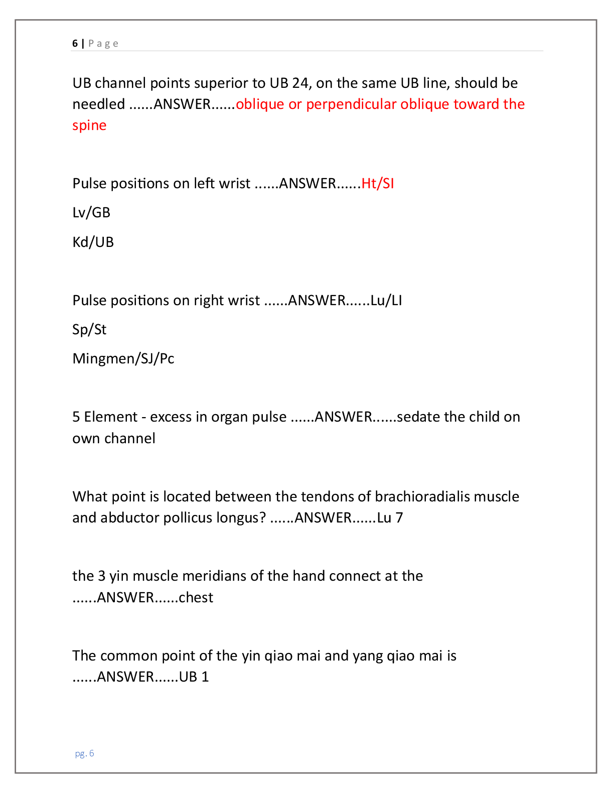 Preview page 5 of Board Exam: Acupuncture EXAM fully solved & updated  2026(latest version verified for accuracy) (Questions +  Answers) S
