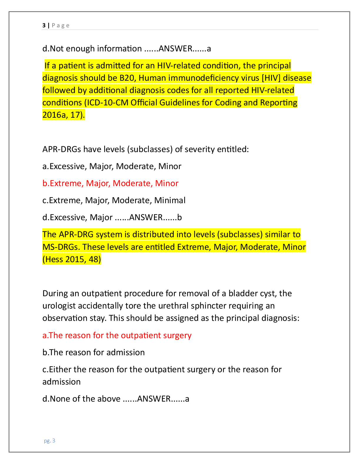 Preview page 3 of CDIP EXAM 2026 (CERTIFIED DOCUMENTATION  INTEGRITY PRACTITIONER) CONTAINS 200 QUESTIONS  AND CORRECT, DETAILED & VERIFIE