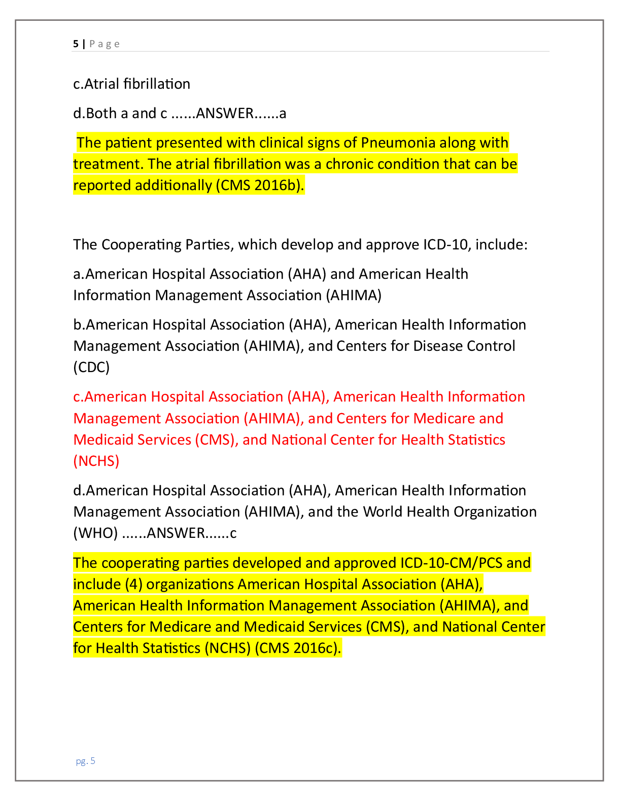Preview page 5 of CDIP EXAM 2026 (CERTIFIED DOCUMENTATION  INTEGRITY PRACTITIONER) CONTAINS 200 QUESTIONS  AND CORRECT, DETAILED & VERIFIE