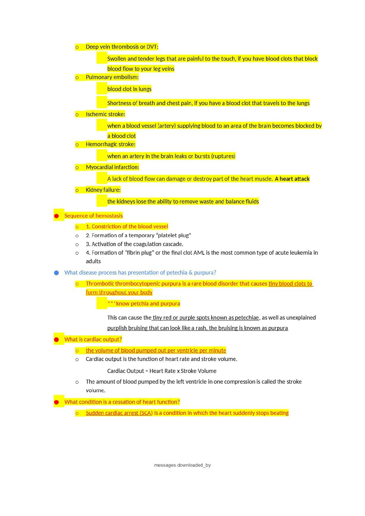 Preview page 2 of NR283 Pathophysiology Exam 2 Study Guide 2026