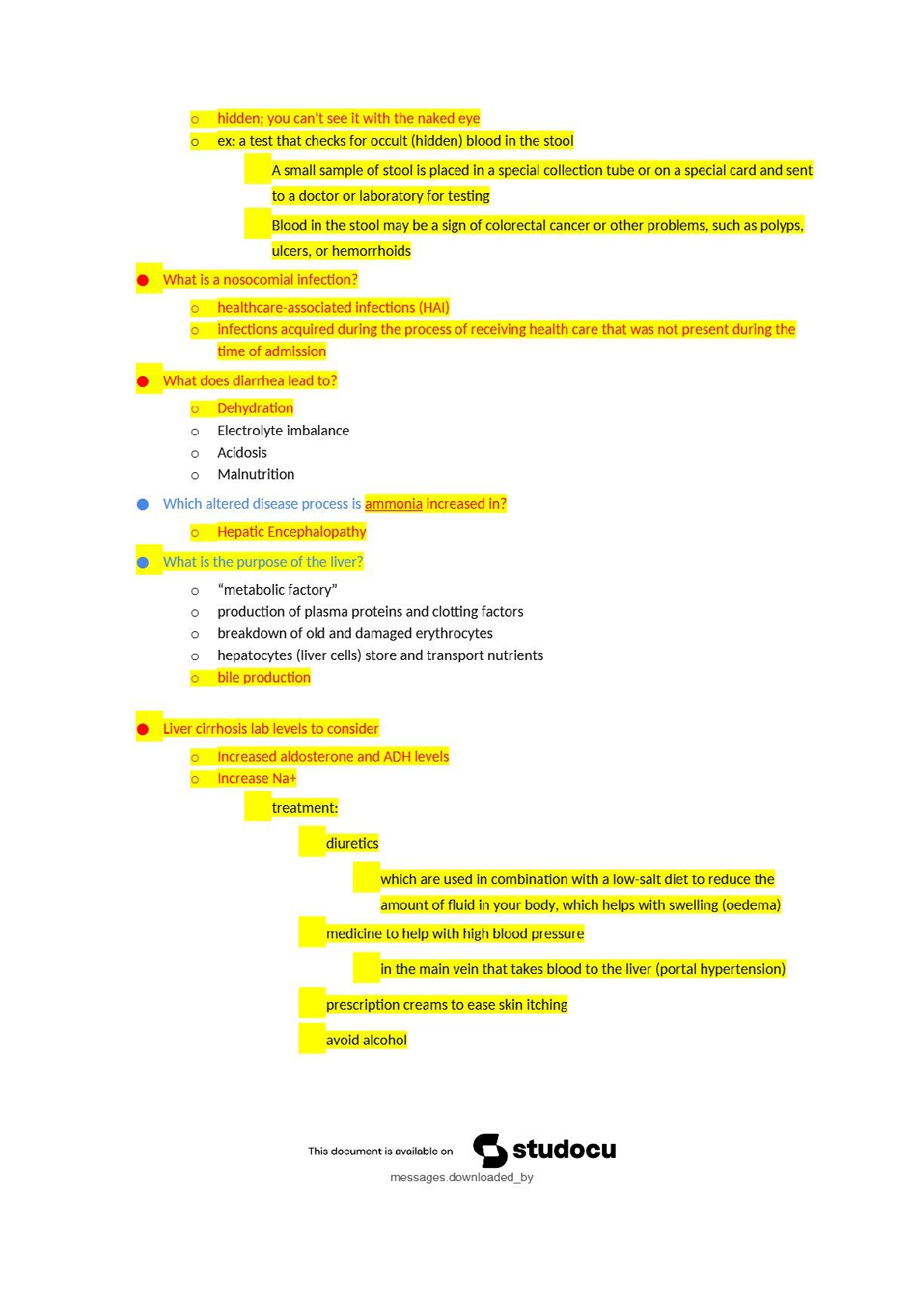 Preview page 5 of NR283 Pathophysiology Exam 2 Study Guide 2026