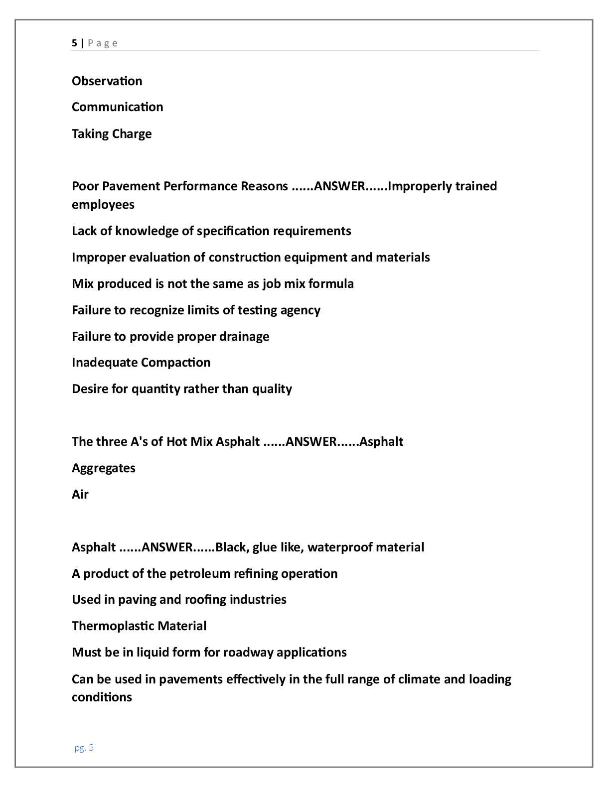 Preview page 5 of SCDOT-Asphalt Roadway Technician Course 2026  Manual