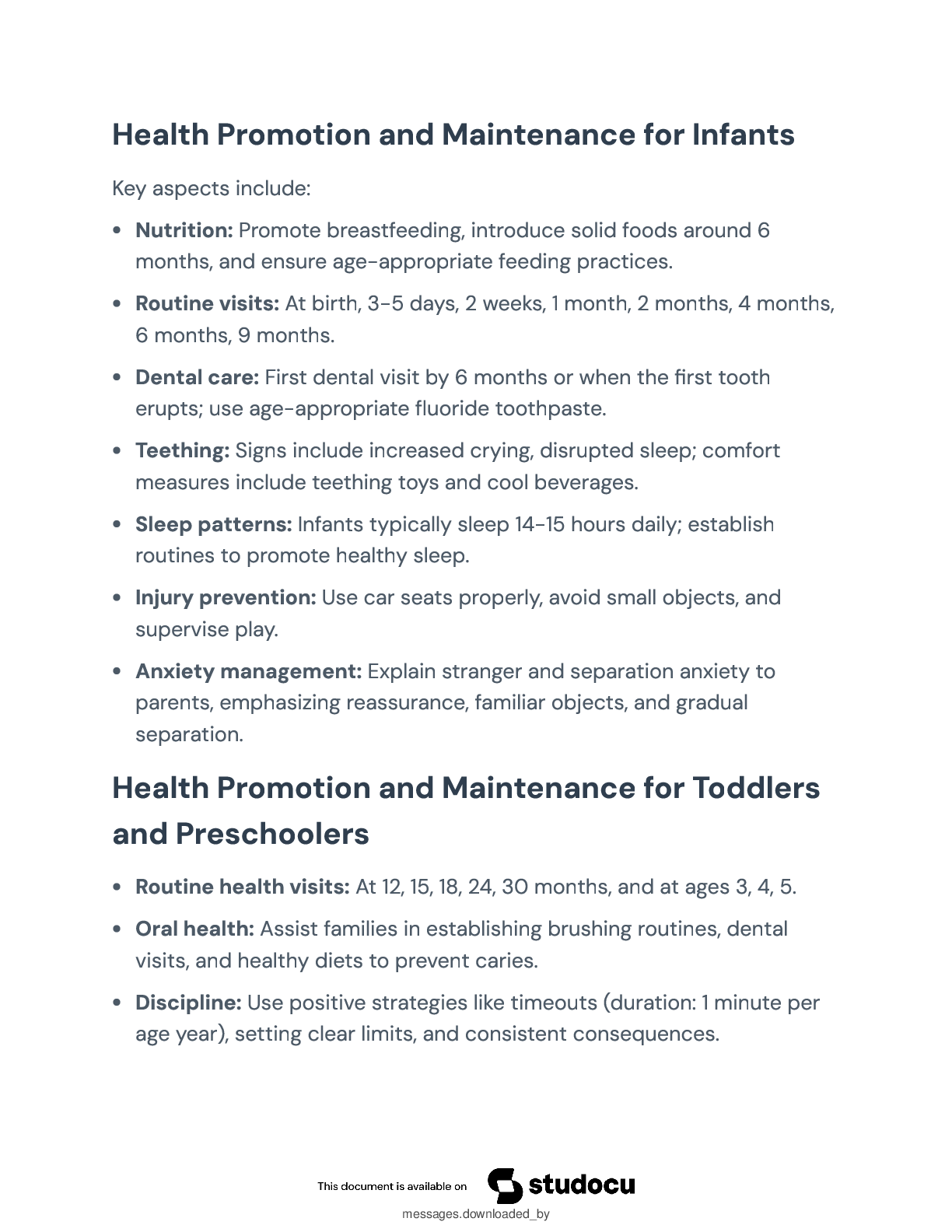 Preview page 5 of Comprehensive Study Guide for Pediatric Nursing Weeks 1- 7 2026