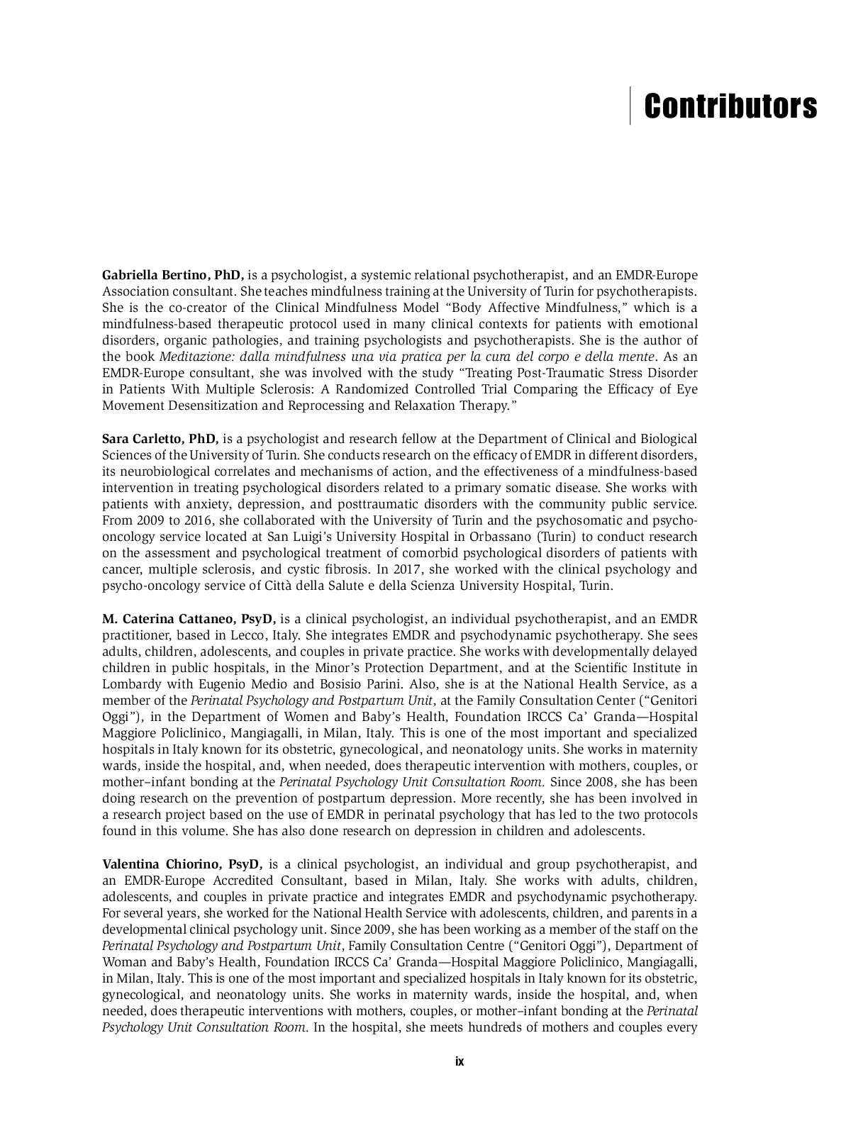 Preview page 4 of eBook [PDF] Eye Movement Desensitization and Reprocessing (EMDR) Therapy By Marilyn Luber