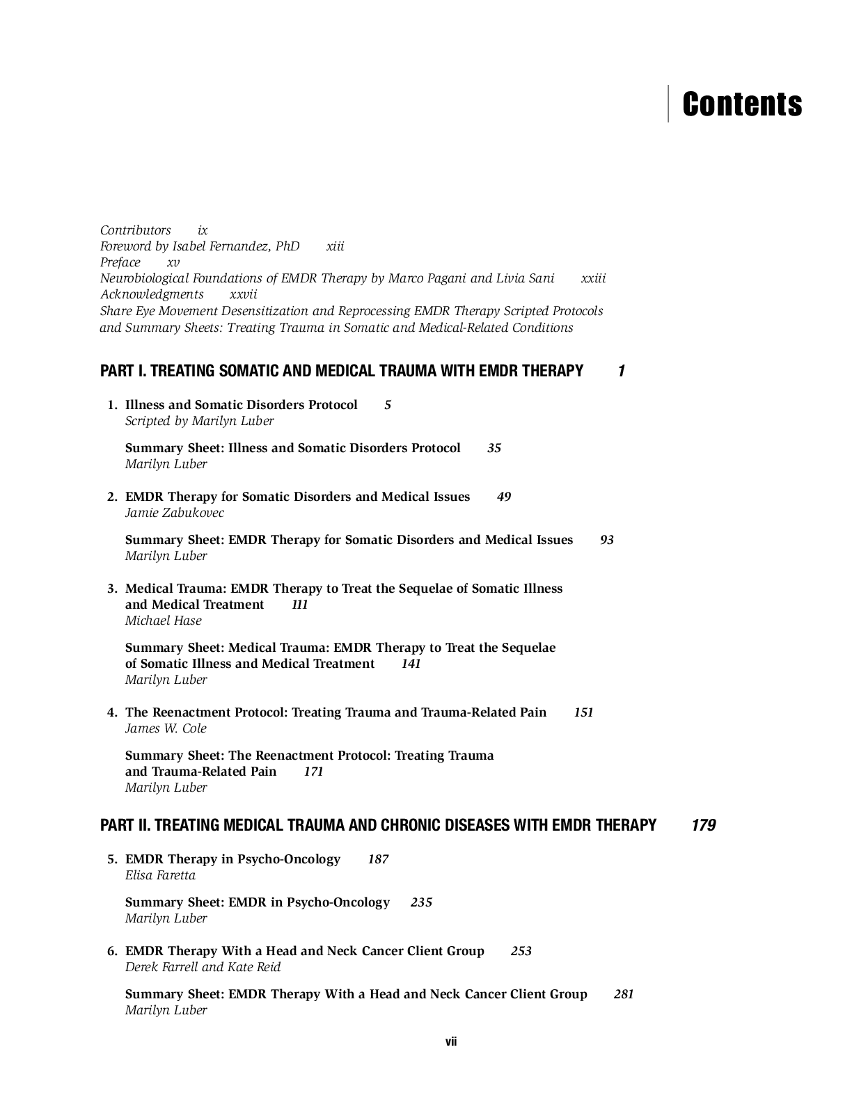 Preview page 2 of eBook [PDF] Eye Movement Desensitization and Reprocessing (EMDR) Therapy By Marilyn Luber