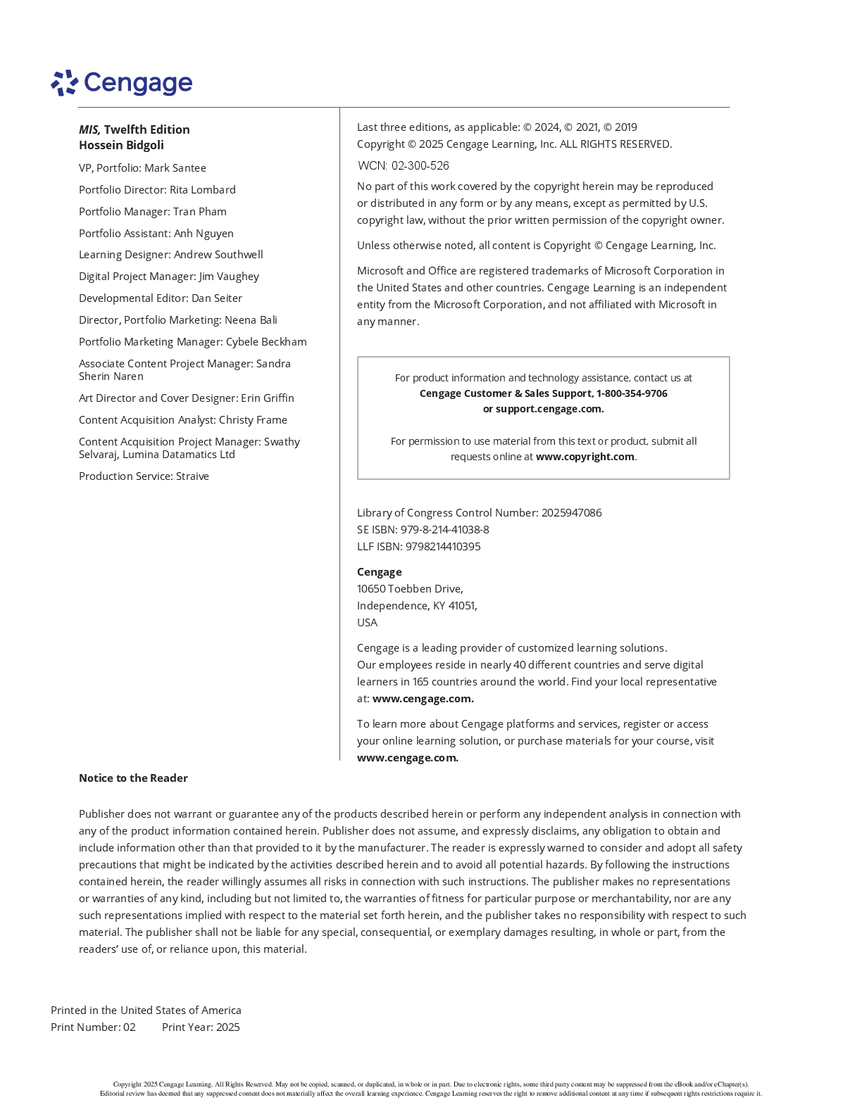 Preview page 4 of MIS 12th Edition By Hossein Bidgoli