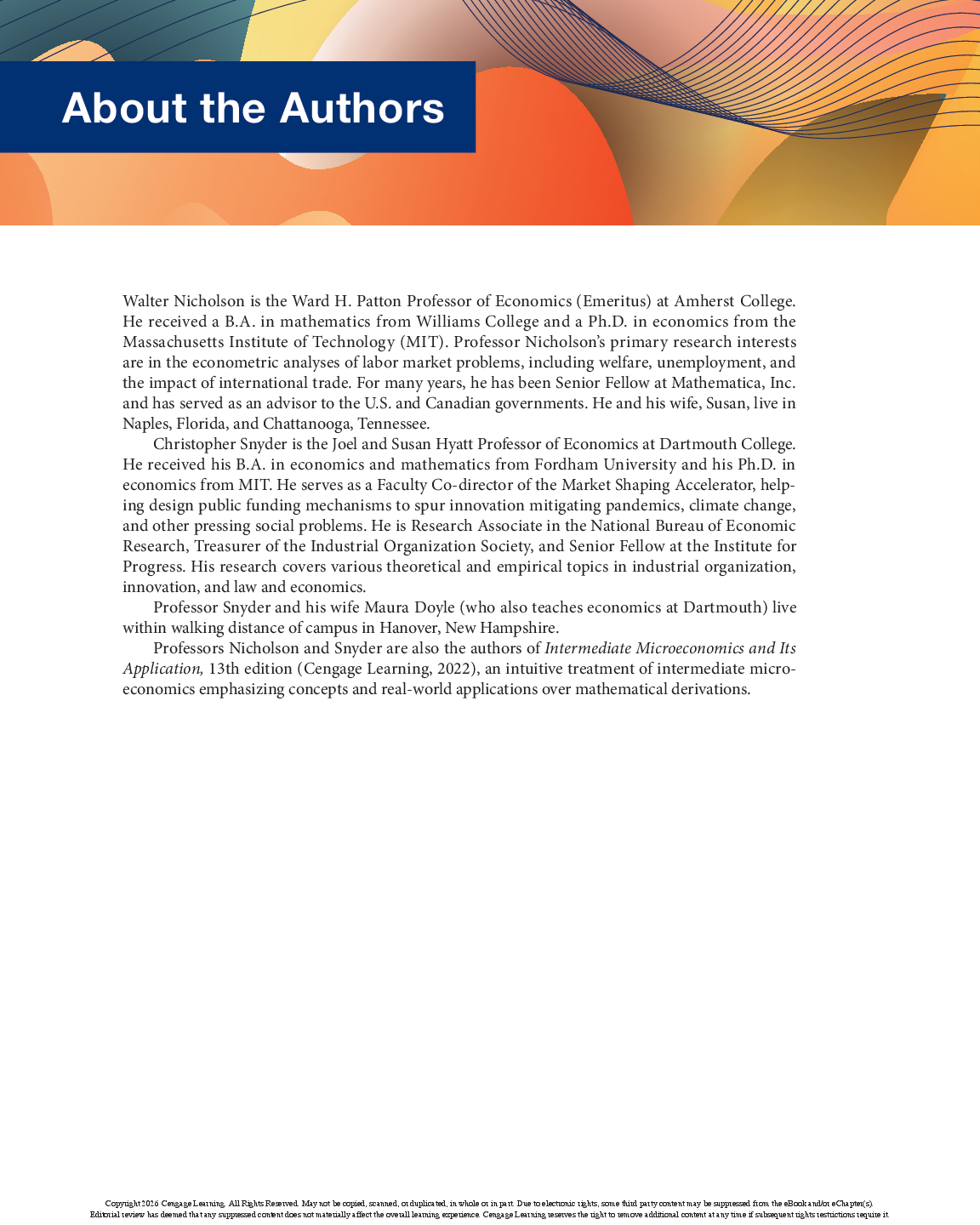Preview page 6 of eBook PDF Microeconomic Theory Basic Principles & Extensions, 13th Edition By Walter Nicholson, Christopher Snyder