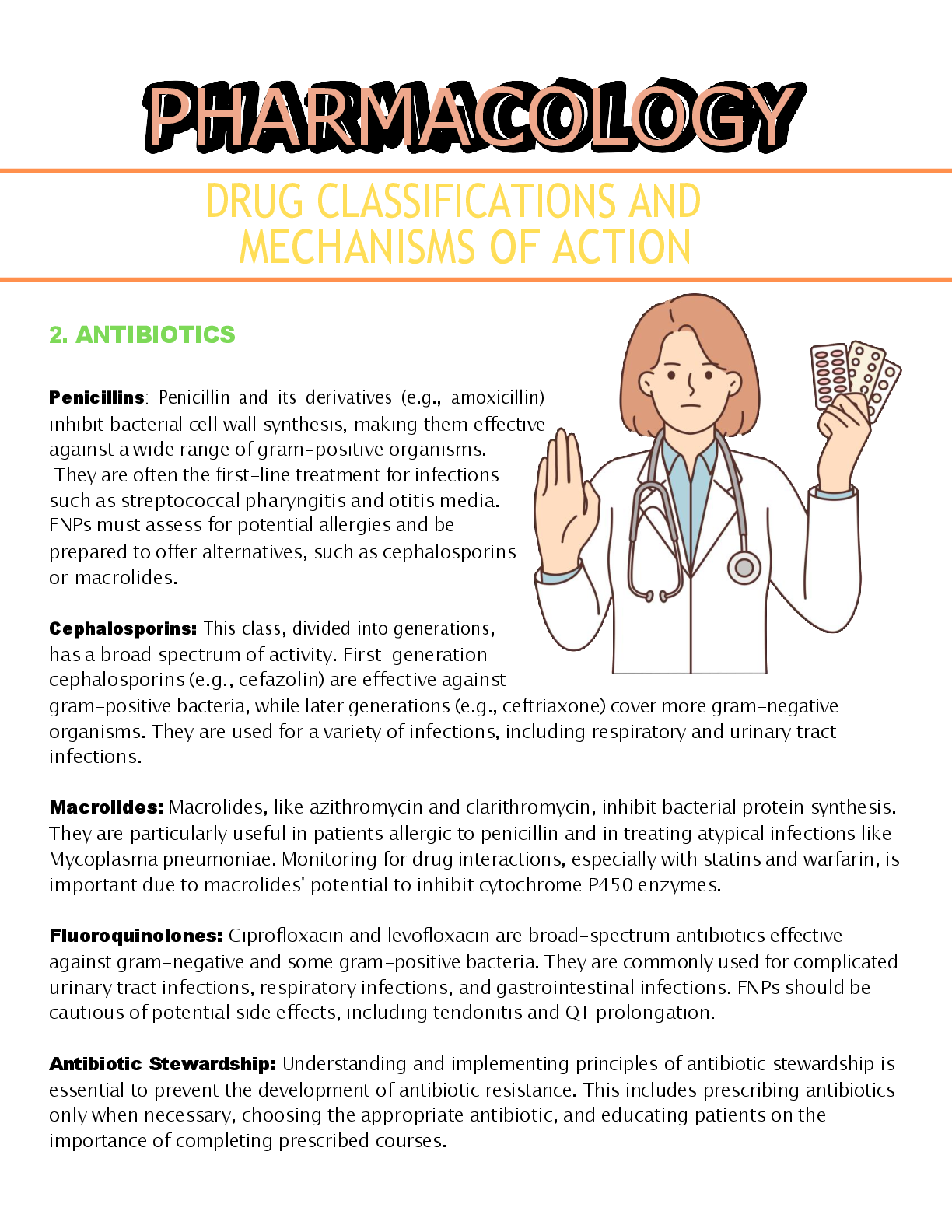 Preview page 2 of FNP Pharmacology Study Guide Core Principles  Clinical Applications 2026