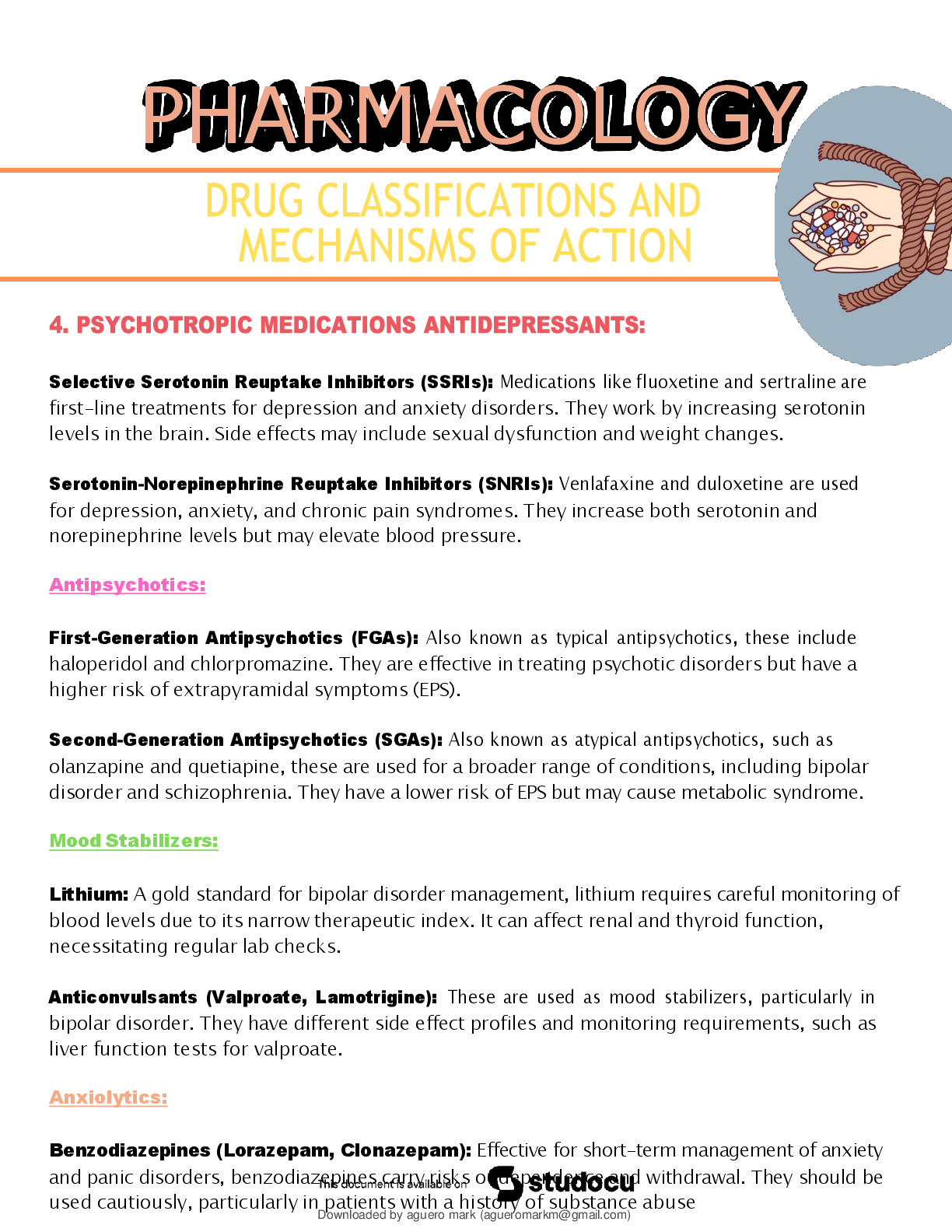 Preview page 4 of FNP Pharmacology Study Guide Core Principles  Clinical Applications 2026