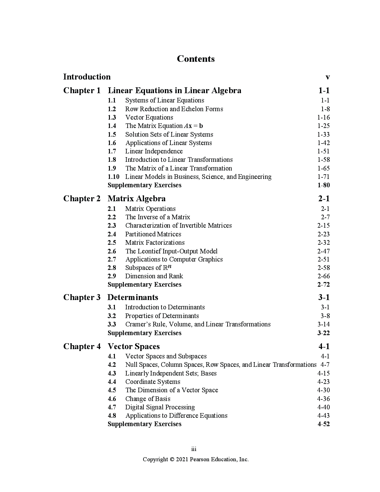 Preview page 2 of INSTRUCTOR’S SOLUTIONS MANUAL For LINEAR ALGEBRA AND ITS APPLICATIONS 6th Edition By David C. Lay, Steven R. Lay