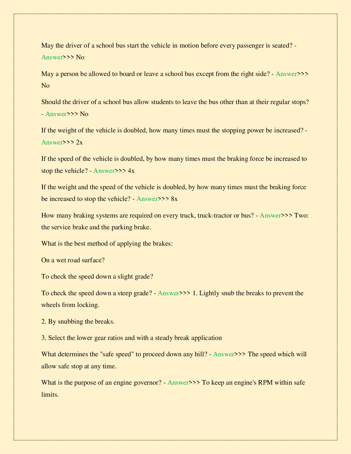 Preview page 2 of GUAM CHAUFFEUR'S LICENSE STUDY GUIDE NEWEST 2026 STUDY QUESTIONS WITH CORRECT SOLUTIONS GUARANTEED PASS | RATED A+