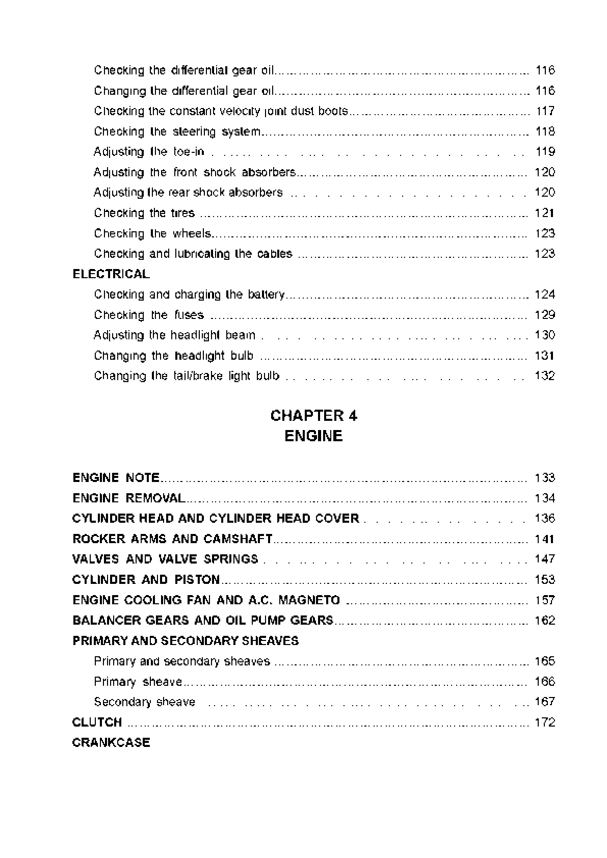 Preview page 2 of Hisun HS700 600 500UTV Service Repair Manual