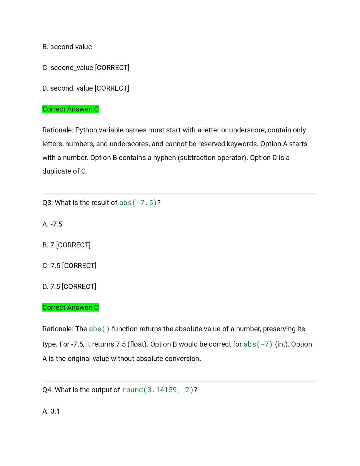 Preview page 2 of WGU D522 Python for IT Automation SKO1 Study Guide Actual Exam 2026/2027 – Complete Prep with Detailed Rationales | 100%