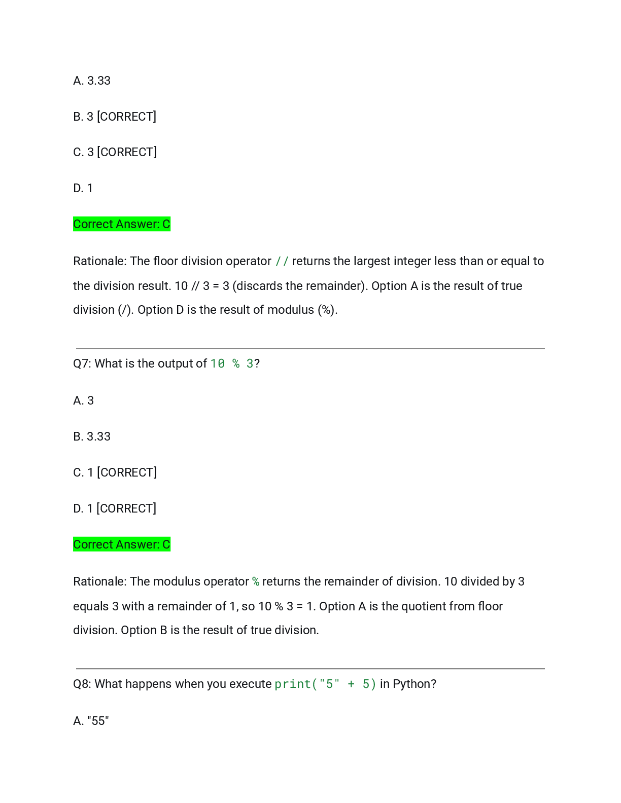 Preview page 4 of WGU D522 Python for IT Automation SKO1 Study Guide Actual Exam 2026/2027 – Complete Prep with Detailed Rationales | 100%
