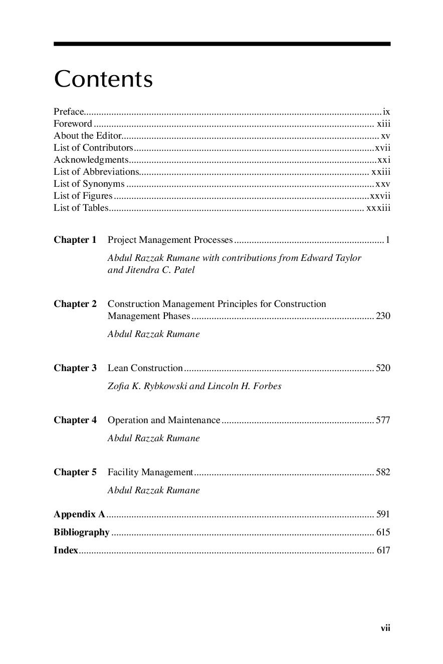 Preview page 8 of eBook [PDF] Construction Management Project Management Process Principles and Concepts 2nd Edition  By Abdul Razzak Ruma