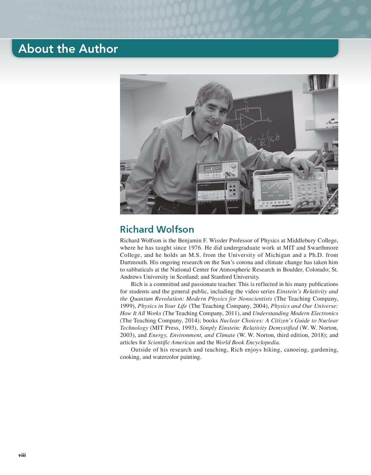 Preview page 9 of Essential University Physics (Volume 1) 4th Edition By Richard Wolfson