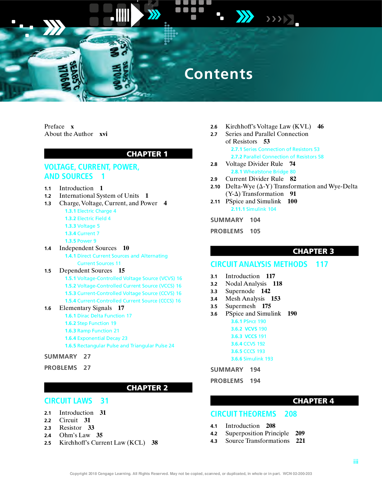 Preview page 4 of eBook [PDF] Electric Circuits 1st Edition By James S. Kang