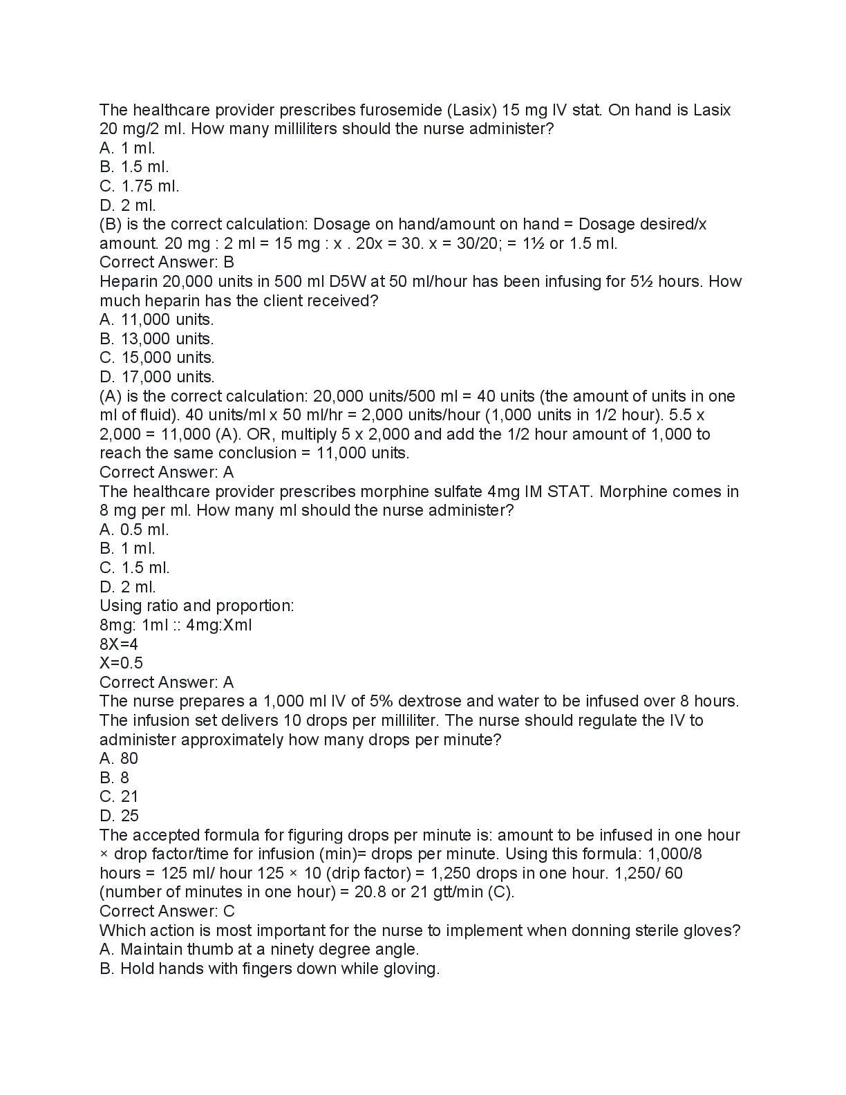 Preview page 3 of EVOLVE HESI Fundamentals V1 &V2 | Verified Questions & Rationales Included.