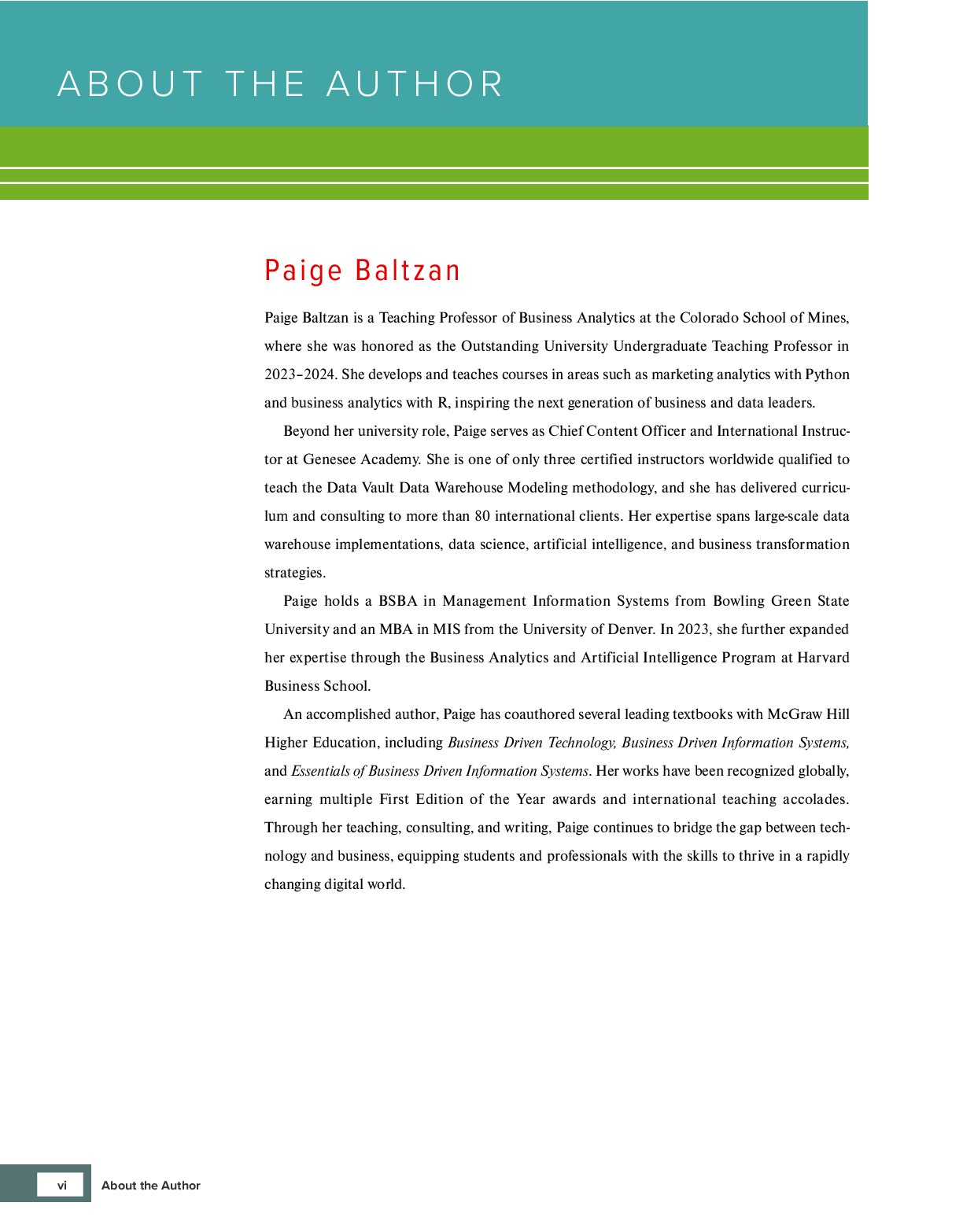 Preview page 7 of eBook [PDF] Business Driven Information Systems 2026 Release By Paige Baltzan