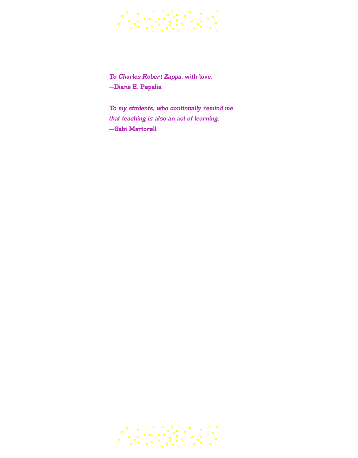 Preview page 5 of Experience Human Development 2026 Release  By Diane E. Papalia, Gabriela Martorell