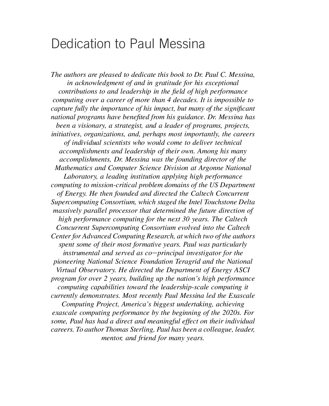 Preview page 4 of eBook [PDF] High Performance Computing Modern Systems and Practices By Thomas Sterling, Maciej Brodowicz, Matthew Anders