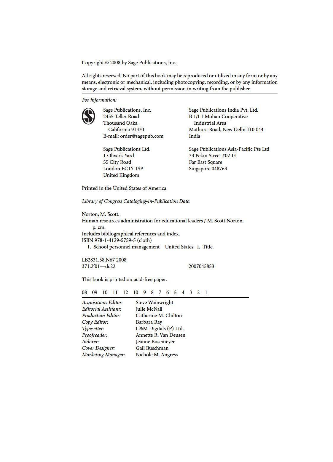 Preview page 4 of Human Resources Administration for Educational Leaders By M Scott Norton