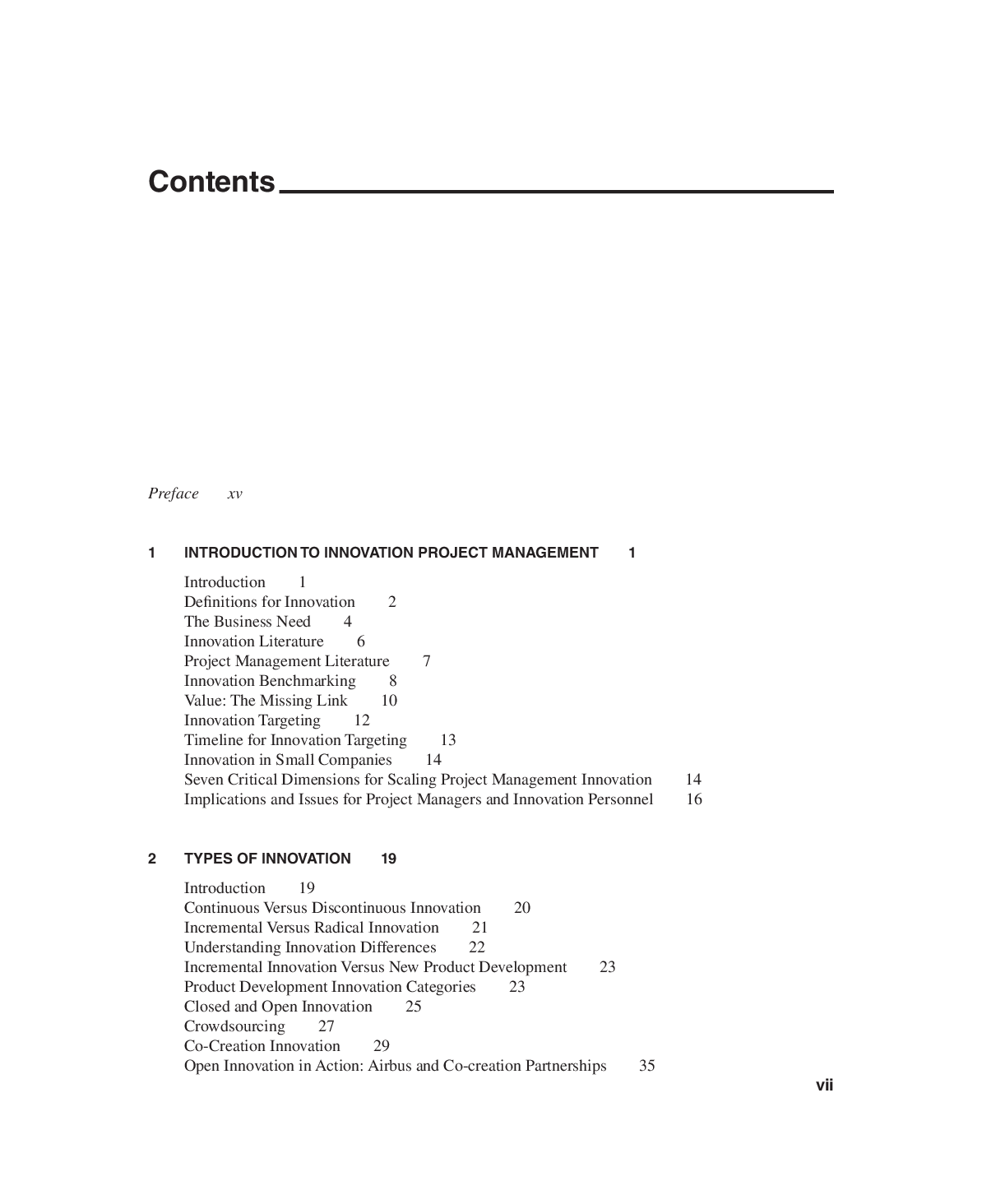 Preview page 6 of Innovation Project Management Methods Case Studies and Tools for Managing Innovation Projects 2nd Edition By Harold Kerz