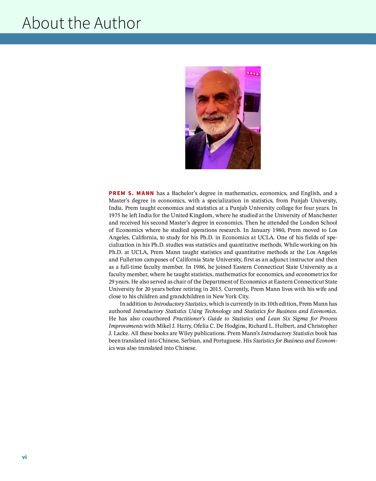 Preview page 6 of eBook PDF Introductory Statistics 10th Edition By Prem S. Mann