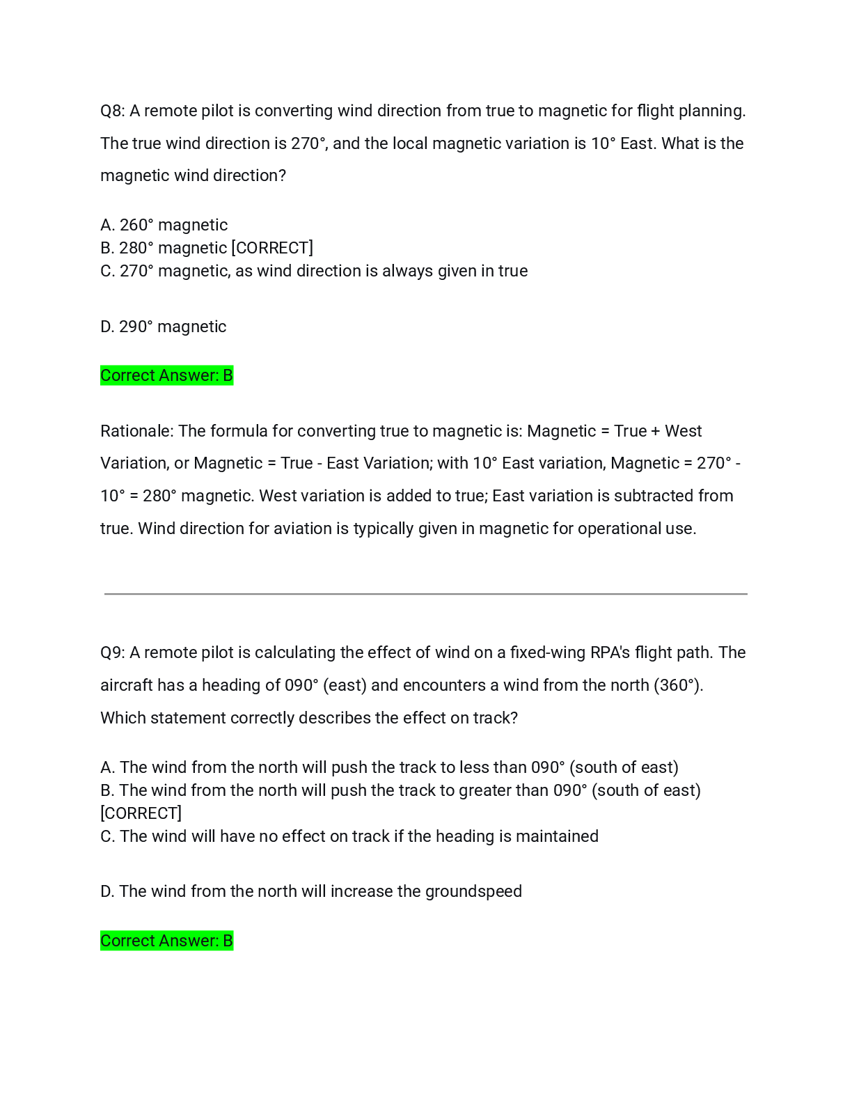 Preview page 6 of RePL Exam CASA Actual Q&A 2026/2027 – Complete Solution with Detailed Rationales | 100% Verified | Pass Guaranteed – A+